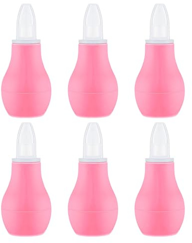 ELAYARD 6 Piezas Aspirador para Bebés Jeringa de Bulbo Limpiador de Mocos Fácil de Usar Cuidado de Recién Nacidos Saca Mocos Bebe Aspirador Bebe