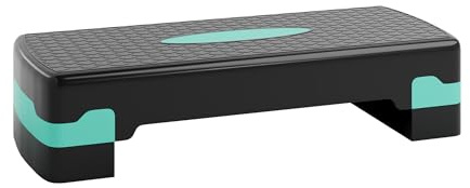 Ultrasport Aerobic Steppbrett I Step Up Board Rutschfest, 2 & 3-fach Höhenverstellbar I Fitness Stepper für Zuhause, Stepboard, Stepbench Brett 68 x 28 cm
