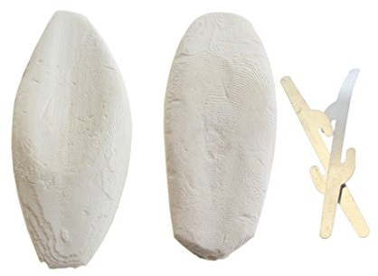 Natural Cuttlefish Bone for Reptiles, Tortoises, Snails, Birds and Small Animals, 4-6 inch, Twin Pack