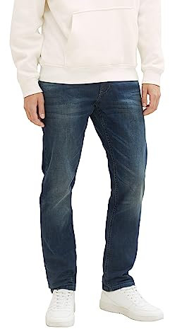Denim TOM TAILOR Herren Piers Slim Jeans, 10282 - Dark Stone Wash Denim, 36W / 34L