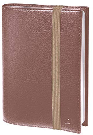 Quo Vadis Time & Life Time & Life Taschenkalender mit elastischem Band, Wochenansicht, 10 x 15 cm, Kupfer, Jahr 2021