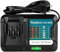 FengBP®DC10WD DC10WA - Caricatore di ricambio per Makita Caricatore a batteria Decker, caricatore rapido con schermo LED 10.8V-12V DC10SB DC10WC 197339-1 197296-9 BL1015 BL1016 BL1021B BL1041B