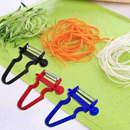 Cane Garden Magic Trio Peeler Set of 3 Vegetable Potato and Fruit Peeler UK Arthritis