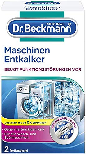 Dr. Beckmann Maschinen Entkalker 100 g | reinigt und schützt Ihre Maschinen
