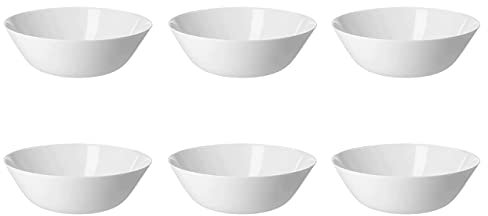 Oftast IKEA Schüssel Salatschüssel Servierschüssel weiß (23 cm) - 6 Stück