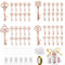 GEERDAN 40pcs Bomboniere Matrimonio Chiave Apribottiglie, Regali per Matrimonio Decorazioni Baby Shower per Ospiti Feste Banchetti Bar Forniture (Oro Rosa)