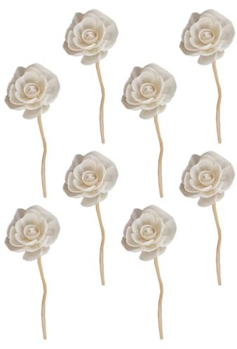 Angoily 8st Rattan Tonghua Reed Diffusorsticks Weiß Für Diffuser Ätherische Öle Wohnkultur Aroma Rattans Reed-diffusor-Stick Duftstein Hölzern Getrocknete Blumen Büro Parfüm