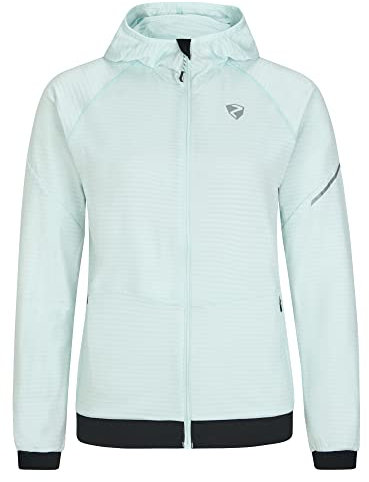 Ziener Damen NASCHA Funktions-Jacke, Bergsport | atmungsaktiv, stretch, ice, 40