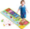 Joyjoz - Tappetino con funzione tastiera per bambini con 25 suoni, tappetino musicale da danza per bambini, tappetino con versi di animali per bambini e ragazzi
