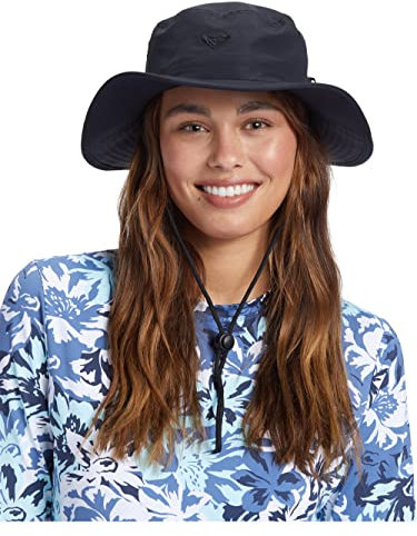 Roxy Sombrero de sol para mujer Pudding Party Safari Boonie, Antracita Exc, S-M