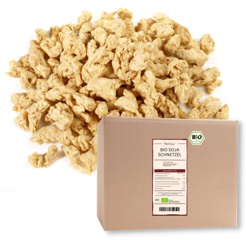 Kamelur Bio Soja Schnetzel Grob aus EU-Anbau (12kg) Sojaschnetzel 1-3cm ohne Zusätze als Fleischersatz