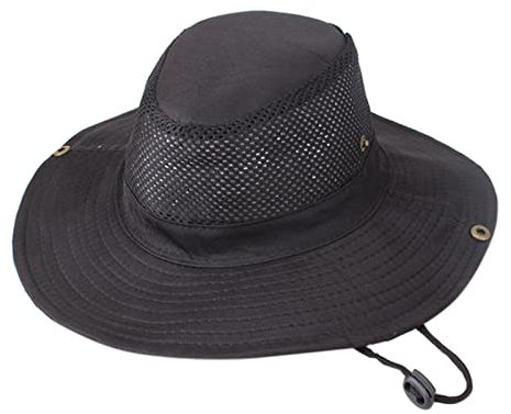 SRZYMJ Damen Sonnenhut Damen Visier Fischerhut Für Den Sommer Anglerhut Sonnenhut Damen Baumwolle Bucket Hat Damen Baumwolle Sonnenhut Schwarz Einheitsgröße