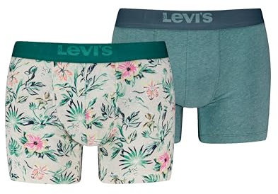 Levi's Boxer sous-vêtement, Rose/Vert, L Homme