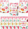 EGuangwiua 50 Stück Donut Party Gunst Tasche für Kinder Rosa Kunststoff Doughnut Goodie Süßigkeit behandeln Taschen mit Griff Dank eines Lochs Bunch Geburtstag Weihnachten Party Dekoration Zubehör
