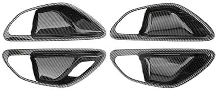 Dekoration Innenausstattung Carbon Faser Auto Türgriff Schüssel Abdeckung Trim Für Benz CE Für GLC Klasse W205 X253 GLC260L E3000L C200L 15-21 LHD Auto Innenraum