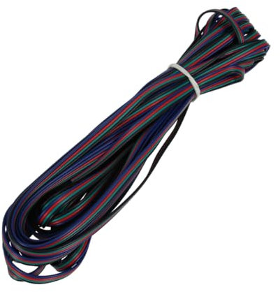4-poliges RGB Streifenlicht Verlängerungskabel 22awg, 10 M