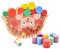 BeBuy24 Balancierspiel Igel - Motorikspielzeug aus Holz - Konzentration- und Geschicklichkeitsspiel für Kinder