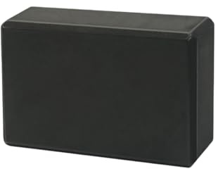 Kenhihi Yoga Block - Unsupported Latex Eva foam - Soft non slip surface with bevel for yoga, pilates, meditation - Yoga accessories for stability, balance and deep stretching(1pack black)