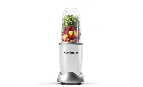nutribullet Pro, 900 Watt Leistung, Einfach und schnell in der Anwendung, Kompakt, Leicht zu reinigen, Mit 700 ml Becher, Smoothiemixer, Smoothie Maker, Elektrischer Mixer, NB904W