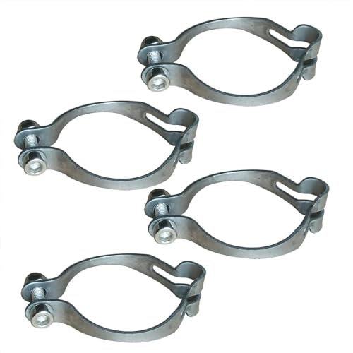 Yerleomit 4PCS 28.6mm Fahrrad Schelle Fahrrad Bremskabel Schaltkabel Klemme Kabelklemme Aluminium Kabeladapter für Mountainbike Metallring Fest Sicher am Rahmen MTB Basisführungsclip Fitting Line