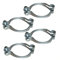 Yerleomit 4PCS 28.6mm Fahrrad Schelle Fahrrad Bremskabel Schaltkabel Klemme Kabelklemme Aluminium Kabeladapter für Mountainbike Metallring Fest Sicher am Rahmen MTB Basisführungsclip Fitting Line
