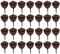 Bonsai Engrais Panier Réutilisable En Plastique Jardin Outil Couverture Boîte Panier Pots pour Plantes À Fleurs Succulentes 100PCS Bonsai Tree Engrais Bonsai Fertilizer Bonsai Food