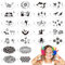 SRIZIAN 24 Stück Tattoo Schablonen, Wiederverwendbare Gesichtsfarben Schablonen, Augen Tattoo Schablonen Körper Farbe Schablonen für Kinder Party Feiertag Halloween Make up