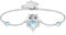 ONEFINITY Eule Armband 925 Sterling Silber Eule Mondstein Armband Schmuck Geschenke für Damen