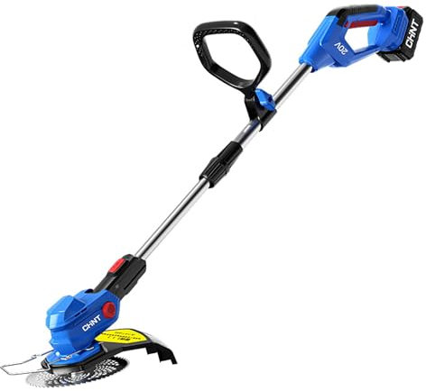 Coupe-bordures Sans Fil, Coupe-herbe Électrique, Coupe-bordures à Hauteur Réglable, Coupe-bordures à Hauteur Réglable, Coupe-herbe, Coupe-mauvaises Herbes, pour Jardin, Buisson, Etc(Two batteries)