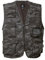 Siry Work Gilet senza maniche uomo multitasche, in cotone e poliestere, pesca, logistica, con tasca portabadge a scomparsa e profili rifrangenti, JRC Art. New Safari (L-MILITARE)