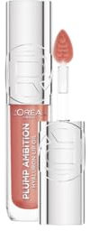 L'Oréal Paris Plump Ambition Lippenöl mit Hyaluron, Vollere & geschmeidigere Lippen ohne Kompromisse. Intensives Pflegegefühl mit Hyaluronsäure, bis zu 24H Feuchtigkeit, Farbe: 650 Nude Macaron, 5 ml