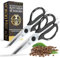 Deer & Oak Kitchen Scissors (2 Pack) – Eco-Friendly, Heavy Duty, Sharp Shears with Recycled Coffee Handles