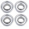4 Pack Wheel Bearings Designed for Lawn Mowers and Tractors Long Lasting Performance with Easy Installation