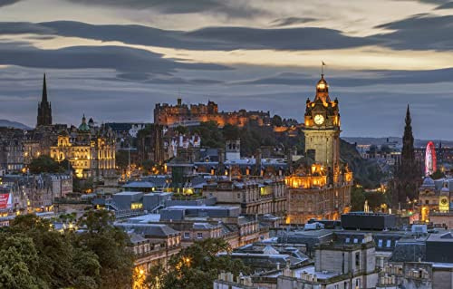 Puzzle 3D Puzzle 1000 Teile Stadt Edinburgh Castle Schottland 52x38CM