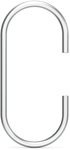 Haken aus Edelstahl, Modell C, 120 x 45 x 5 mm