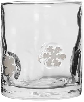 Jukeoiu Taza de Navidad – Taza de vidrio en relieve 3D – Vasos para bebidas para niños, viajes, bares, vacaciones, fiestas, vacaciones, cafeterías, amigos