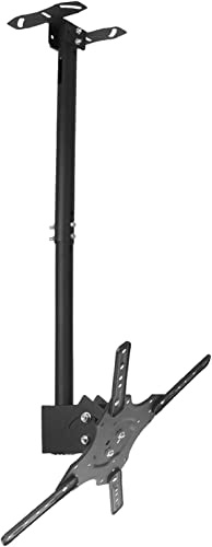 TV-Ständer und Deckenhalterung, extra lange Unterstützung für 32-55-Zoll-Bildschirme, zwei Installationsmethoden für flexible Einrichtung