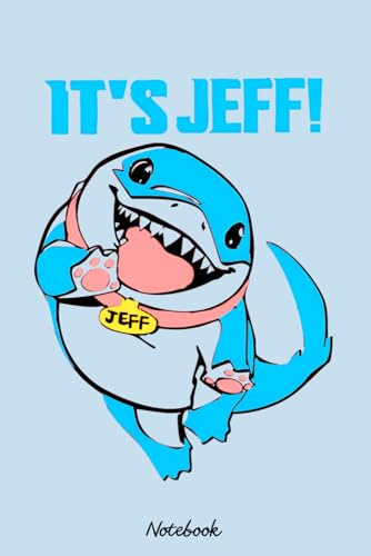 Jef the Land Shark Notebook: Matte Finish Cover, Diary, 6x9 120 Pages, Planner, Lined College Ruled Paper, Journal