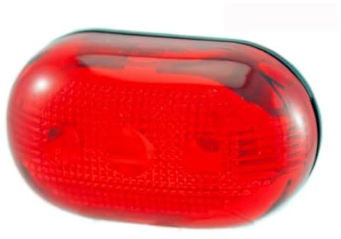 cyclingcolors Rücklicht, rot, Fahrrad, 5x LED, Sattelstützenmontage