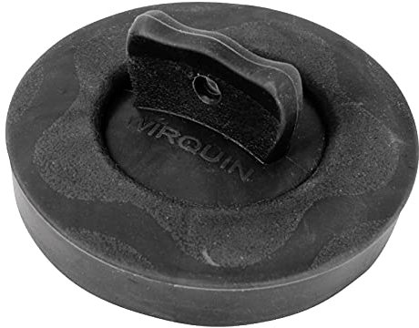 Sanitop-Wingenroth Universal Ventilstopfen für Waschbecken, Wannen, Ausgüsse und Spülen | 36-58 mm verstellbar | Stöpsel mit Stecksystem | Gummi | Grau | 19273 6