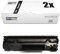 2X Eurotone kompatibler Toner für HP Laserjet Pro MFP M 125 126 127 128 201 225 226 fw a dw fn nw DN rnw FP n ersetzt CF283A 83A