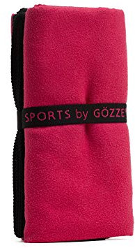 Gözze - Saugstarkes Sporthandtuch, Superweich, Kunstfaser, 70 x 140 cm - Pink