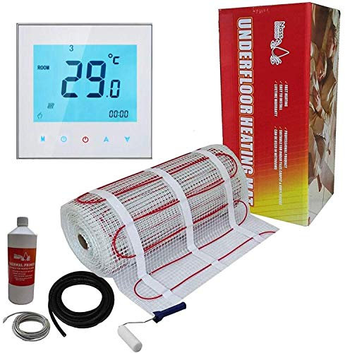 Nassboards Premium Pro Electric Underfloor Heating mat kit 200w per m² - Red Box