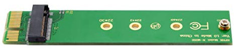 Cablecc NGFF M-Key NVME AHCI SSD vers PCI-E 3.0 1 x 1 adaptateur vertical pour XP941 SM951 PM951 960 EVO SSD