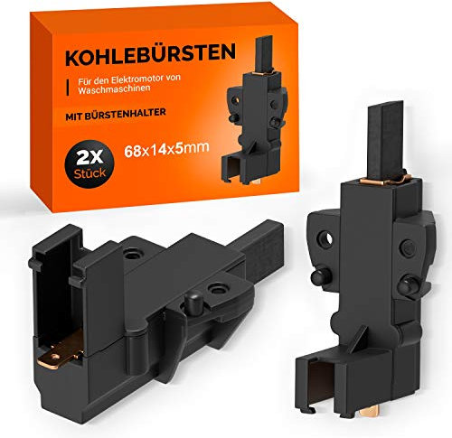 Kohlebürsten 2Stk Kohlen Ersatz für Whirlpool 481236248004 Motorkohlen Schleifkohle für Motor Waschmaschine Bauknecht Ignis Philips