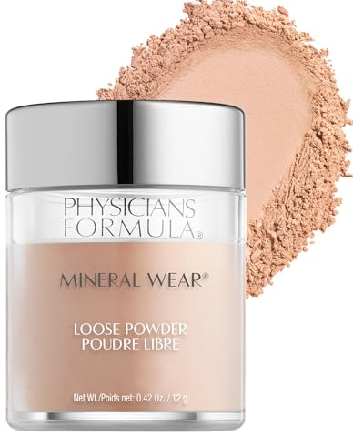 Physicians Formula Mineral Wear Talc-Free Loose Powder Creamy Natural, Dermatologist Tested, Clinically Tested