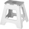 VIGAR - Taburete Plegable Compact Color Gris de 40 cm de Altura