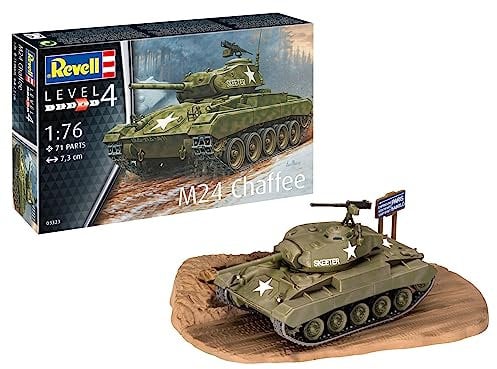 Revell 03323 - Maquette de Char d'assaut à Construire -M24 Chaffee, échelle 1/76