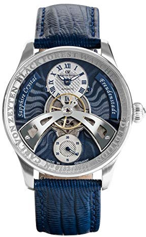 Carl von Zeyten Herren Uhr Armbanduhr Automatik Freudenstadt CVZ0043BL