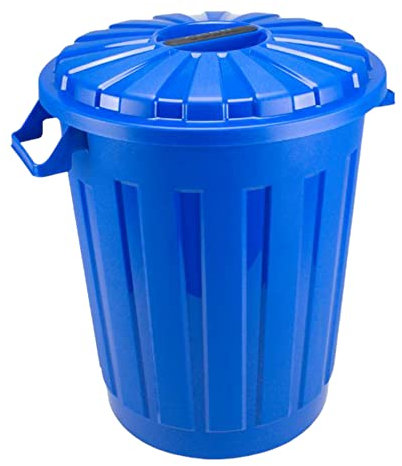 TIENDA EURASIA Cubo de Basura con Tapa - 30 L - Material de Plastico